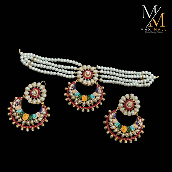 MULTI-STRAND PEARL CHOKER SET